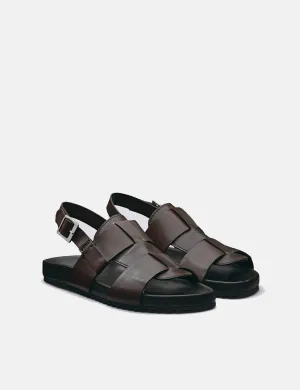 - (Hand Brown Running out fast Painted) Wiley Sandal Digital Grenson