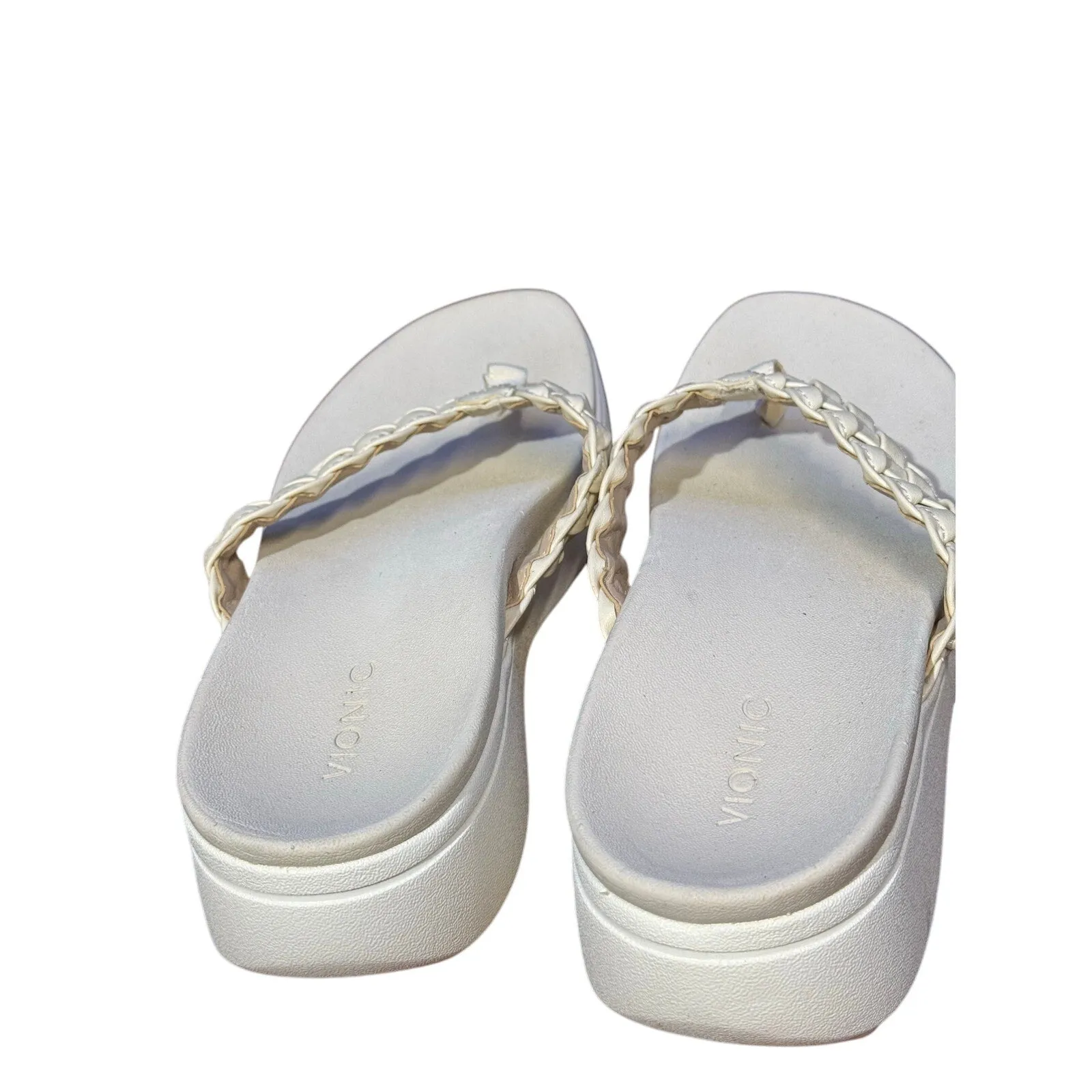 10 Vionic condtion Kenji thong wedge good sandals Real-time tracking Women's size Overnight delivery