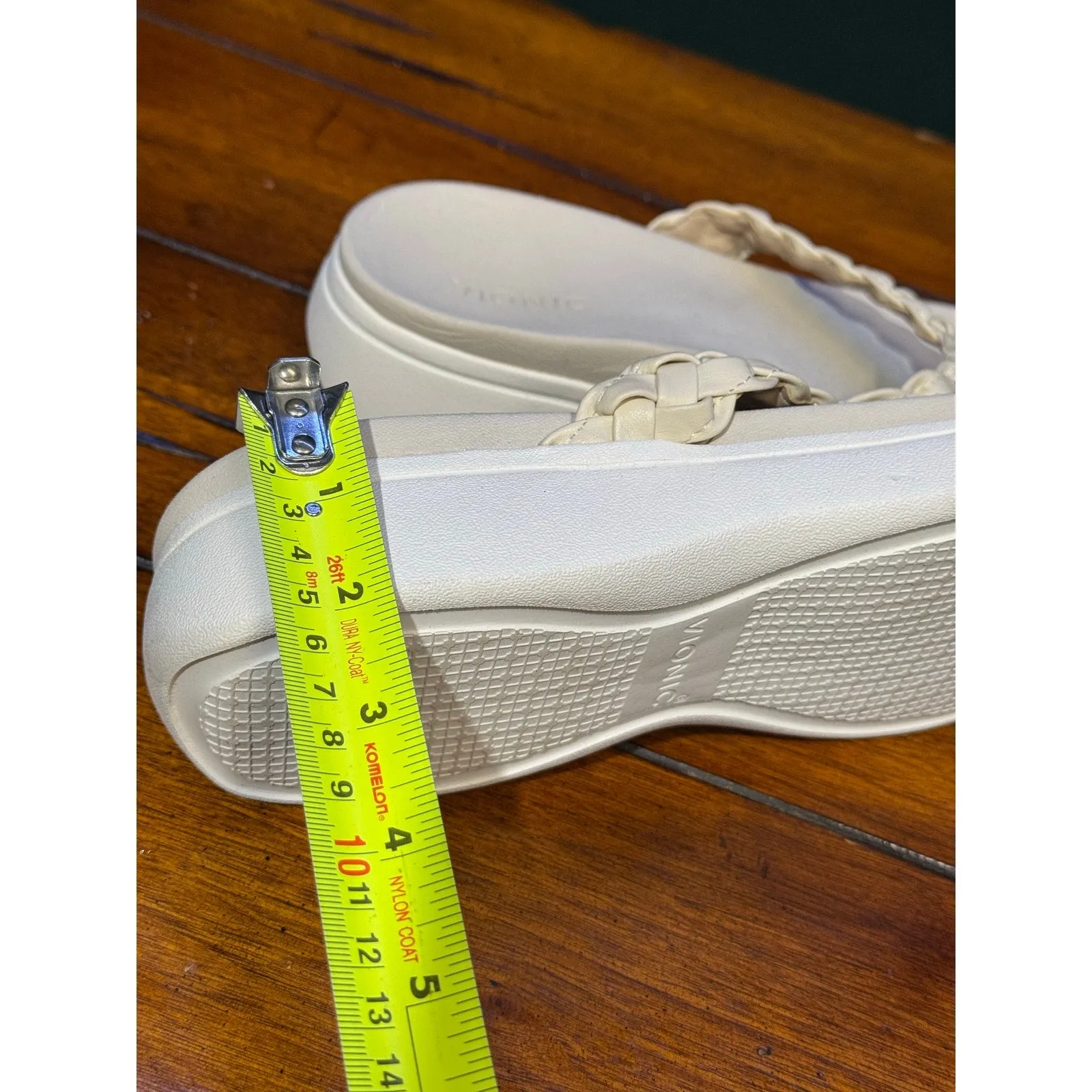 10 Vionic condtion Kenji thong wedge good sandals Real-time tracking Women's size Overnight delivery