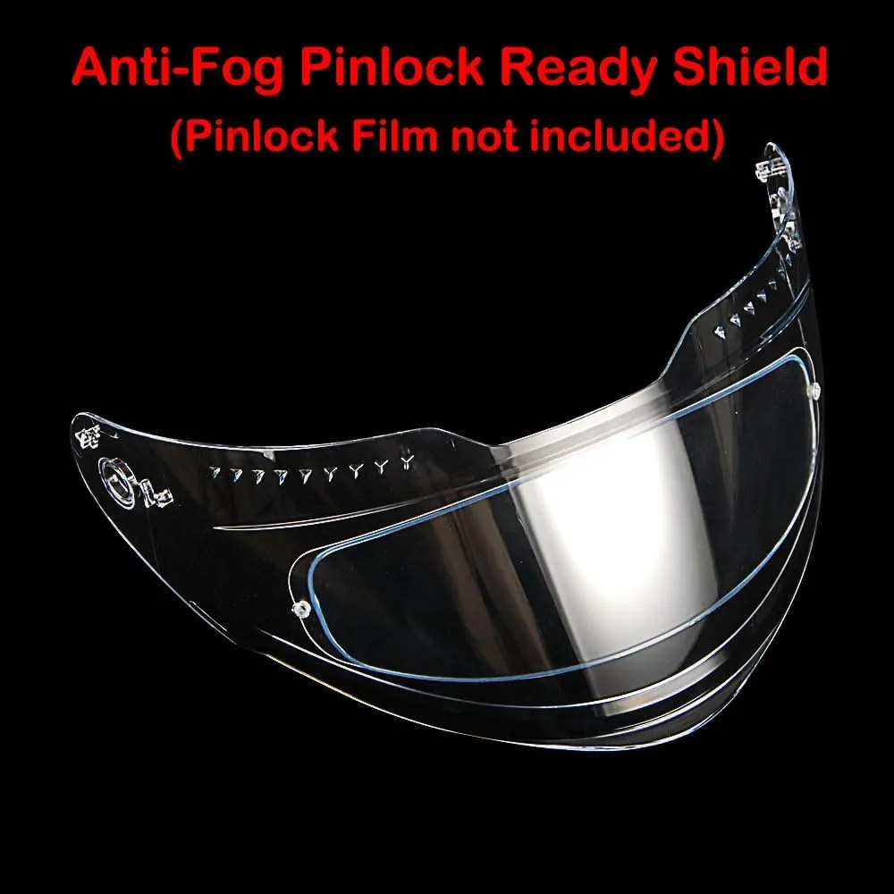 1Storm Motorcycle Modular Full Face Helmet DOT Adults Street Bike Flip up Dual Visor Sun Inner Shield Anti Fog Pinlock Ready Shield: Matt Black