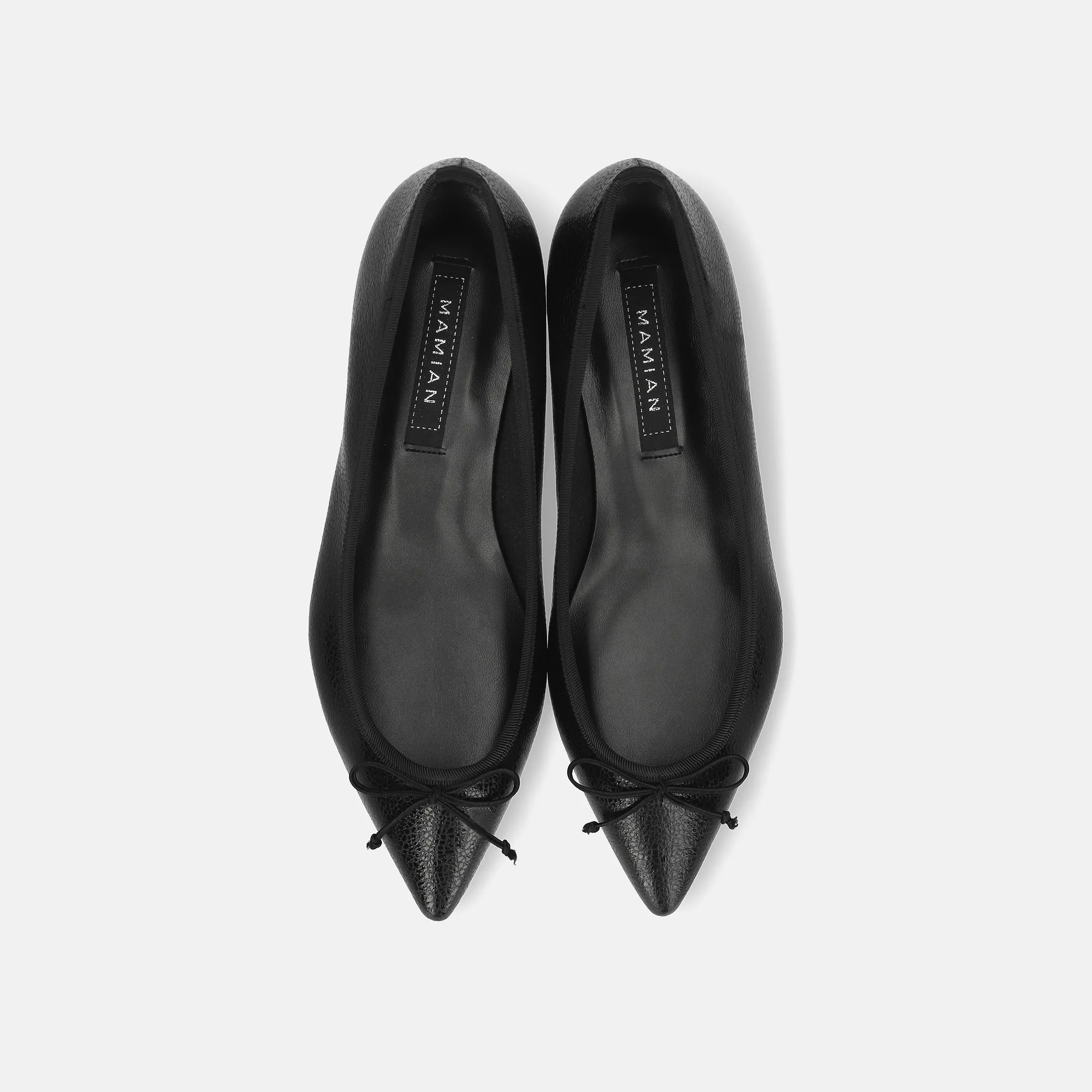 2022AW: Accent Buckle Flat Shoes (m17006) Black