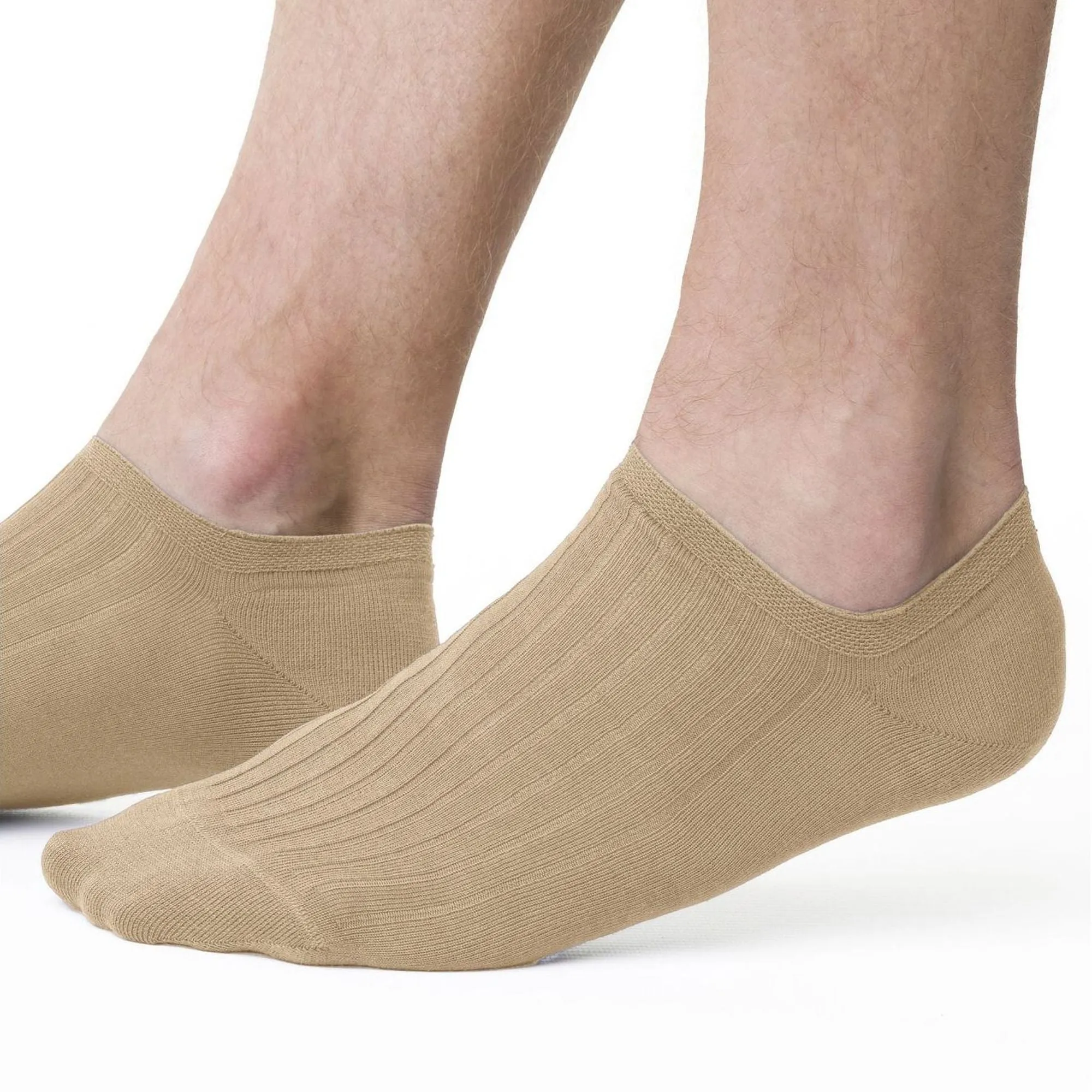 3 Pack Mens 100% Ankle Cotton Socks (2 Sizes)
