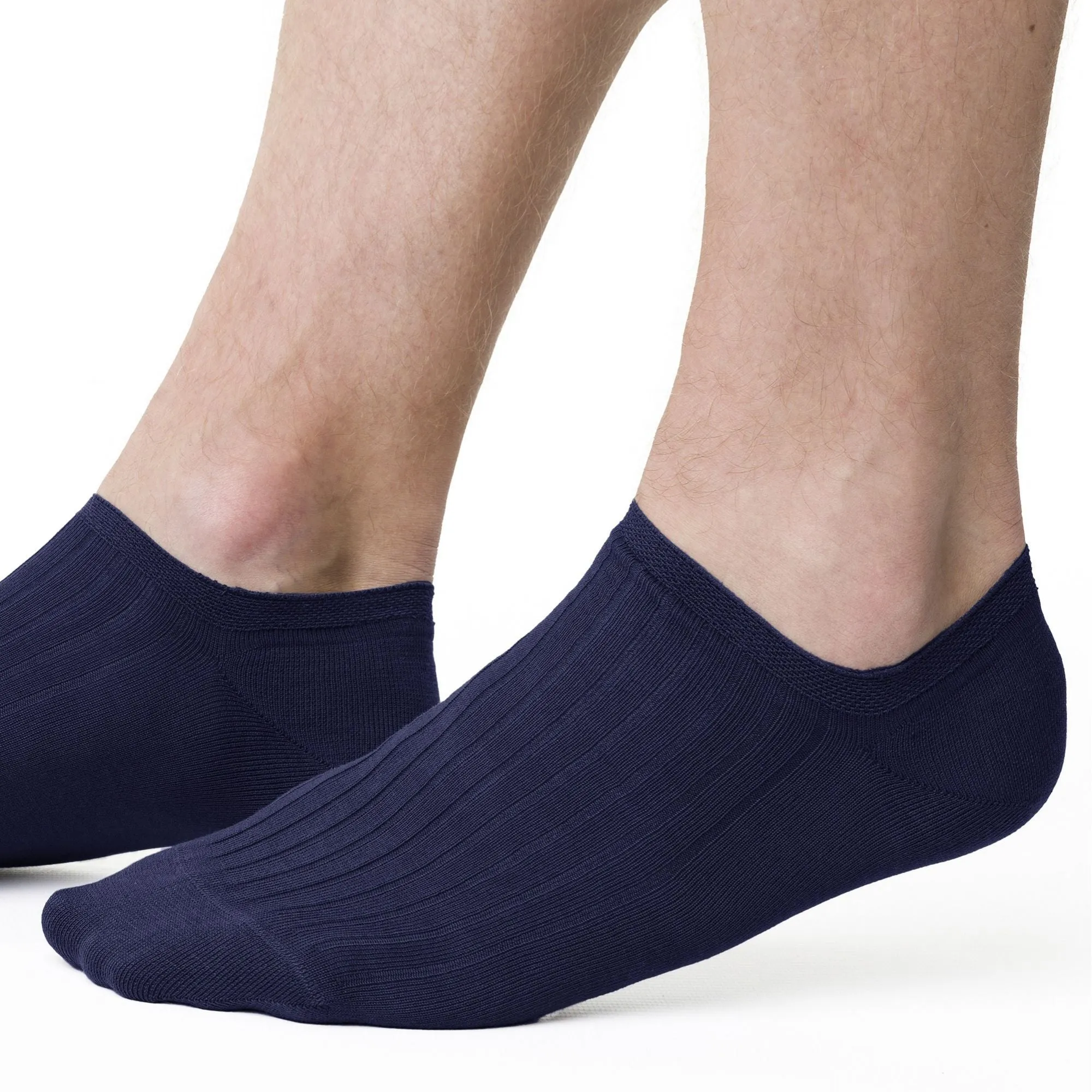 3 Pack Mens 100% Ankle Cotton Socks (2 Sizes)