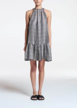Adana Dress Solar Noir Silk Twill