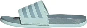 adidas Women's Adilette Comfort Slide Sandal, Halo Mint/Magic Grey Metallic/Halo Mint, 11