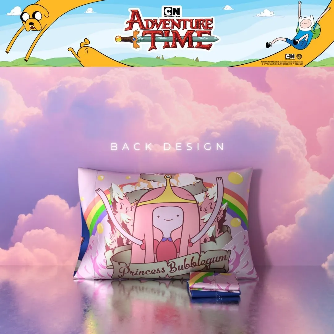Adventure Time Marceline Princess Bubblegum Beauty Silky Satin Standard Reversible Pillowcase Cover 20x30 for Hair and Skin, (Officially Licensed Product) by Franco Collectibles