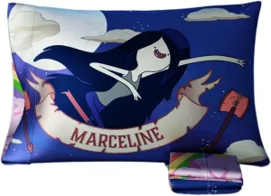 Adventure Time Marceline Princess Bubblegum Beauty Silky Satin Standard Reversible Pillowcase Cover 20x30 for Hair and Skin, (Officially Licensed Product) by Franco Collectibles