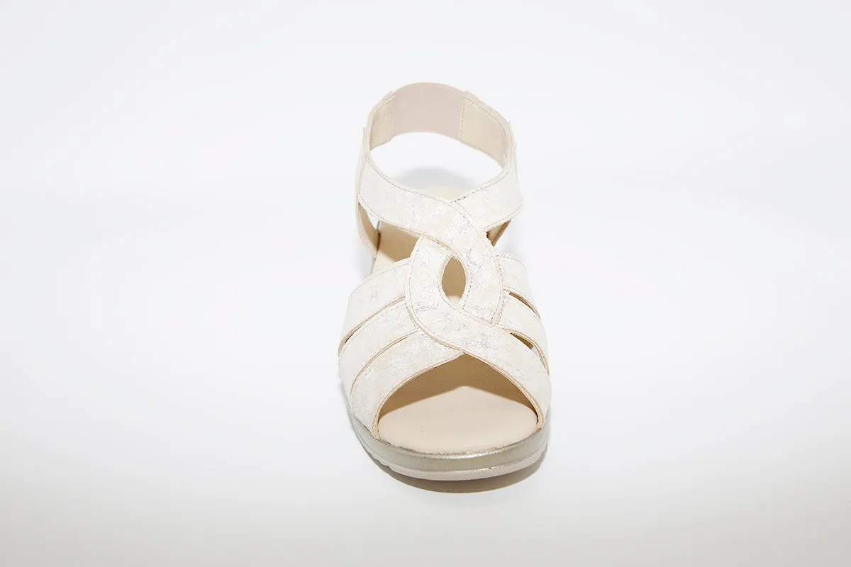 AEROBICS - 6375 WEDGE SANDAL - GOLD