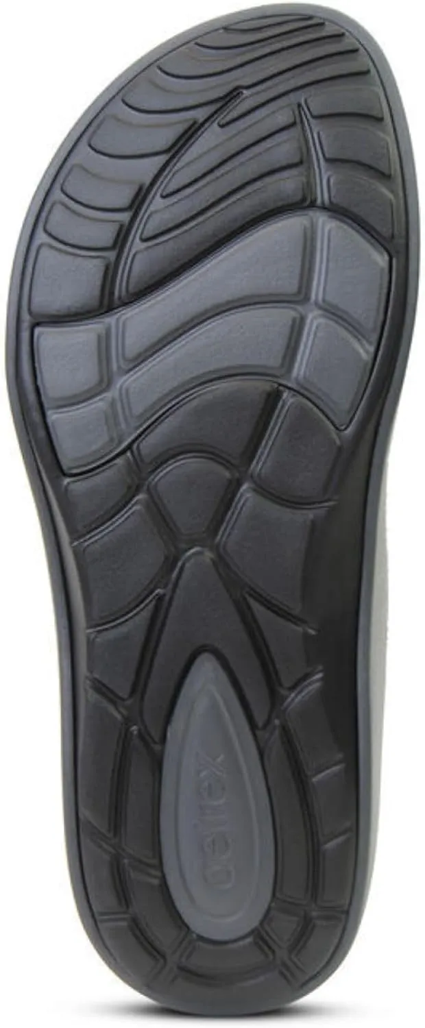 Aetrex Maui Orthopedic Mens Flip Flops - Arch Support Shock Absorption w/ UltraSKY EVA Foam Pressure Relief Water-Friendly Flip Flops for Men