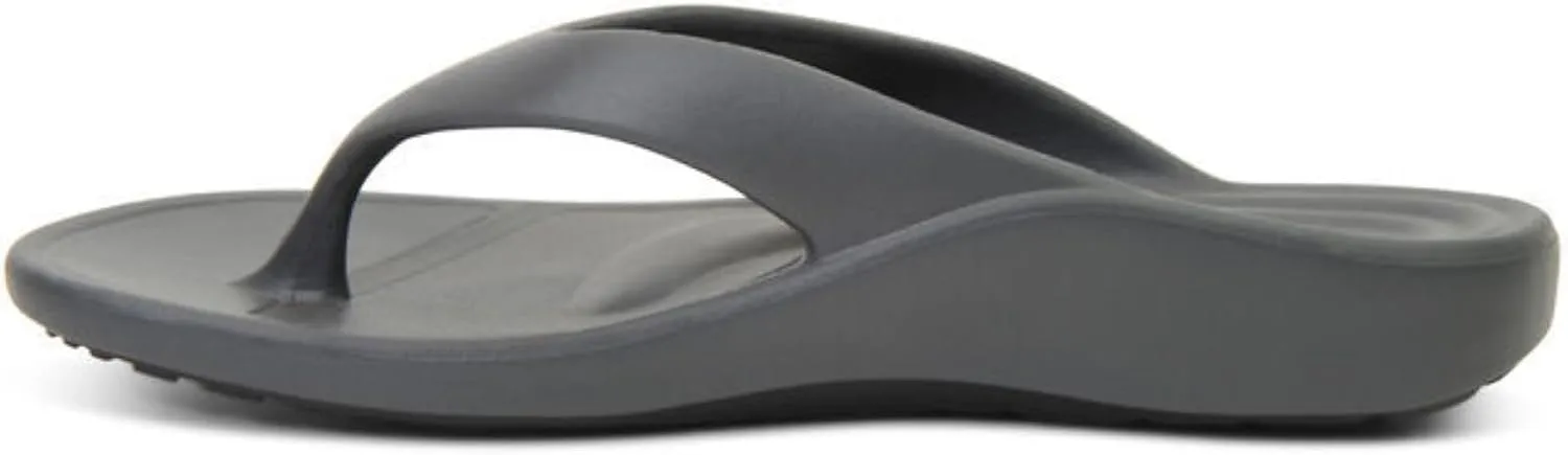 Aetrex Maui Orthopedic Mens Flip Flops - Arch Support Shock Absorption w/ UltraSKY EVA Foam Pressure Relief Water-Friendly Flip Flops for Men