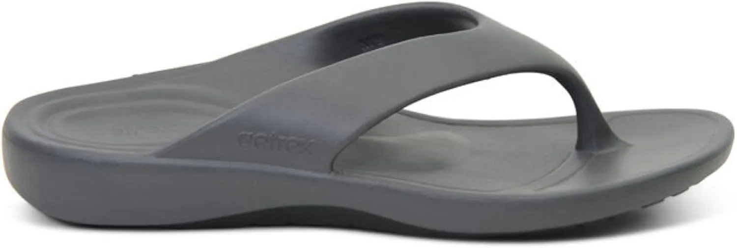 Aetrex Maui Orthopedic Mens Flip Flops - Arch Support Shock Absorption w/ UltraSKY EVA Foam Pressure Relief Water-Friendly Flip Flops for Men