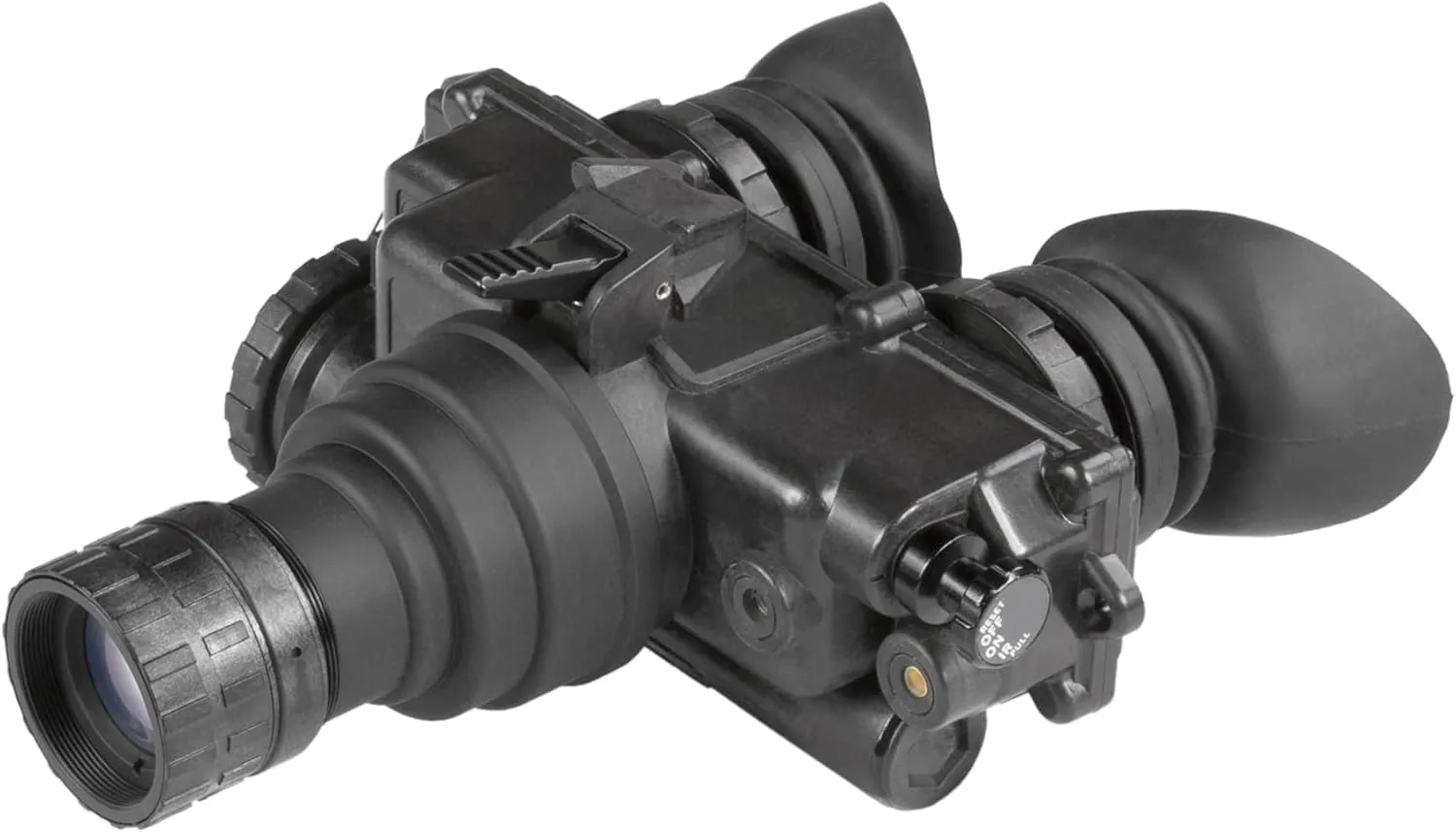 AGM Global Vision PVS-7 3AW1 Night Vision Goggle Gen 3 Auto-Gated White Phosphor Level 1, 1x Magnification, 64-72 lpmm Resolution, 27mm Lens, 0.2m to Infinity Focus Range