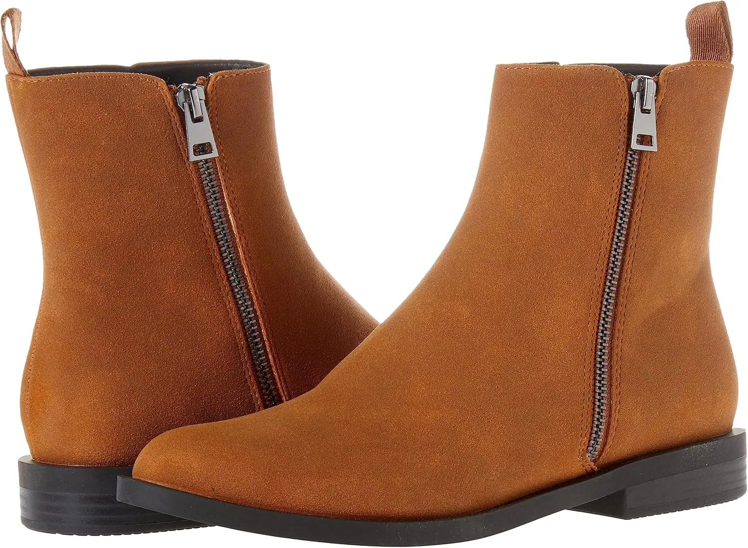 Amazon Essentials Women's Exterior Zip Flat Ankle Boot