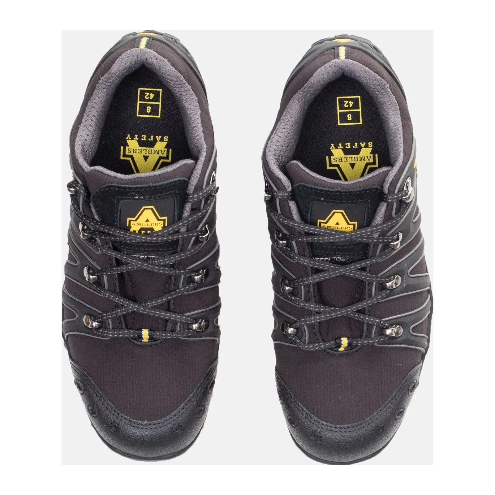 Amblers Safety Unisex FS23 Soft Shell Safety Trainer in Black