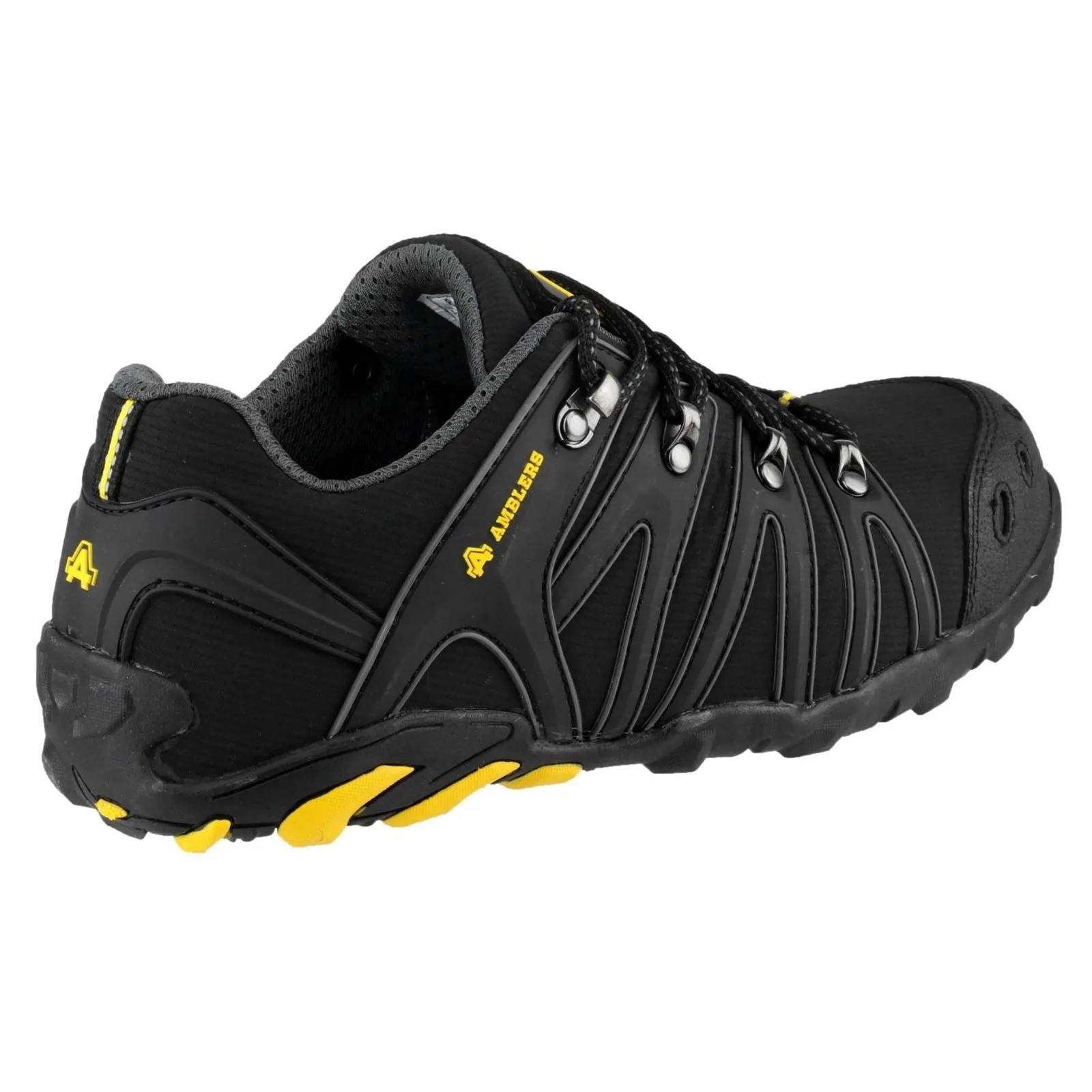 Amblers Safety Unisex FS23 Soft Shell Safety Trainer in Black