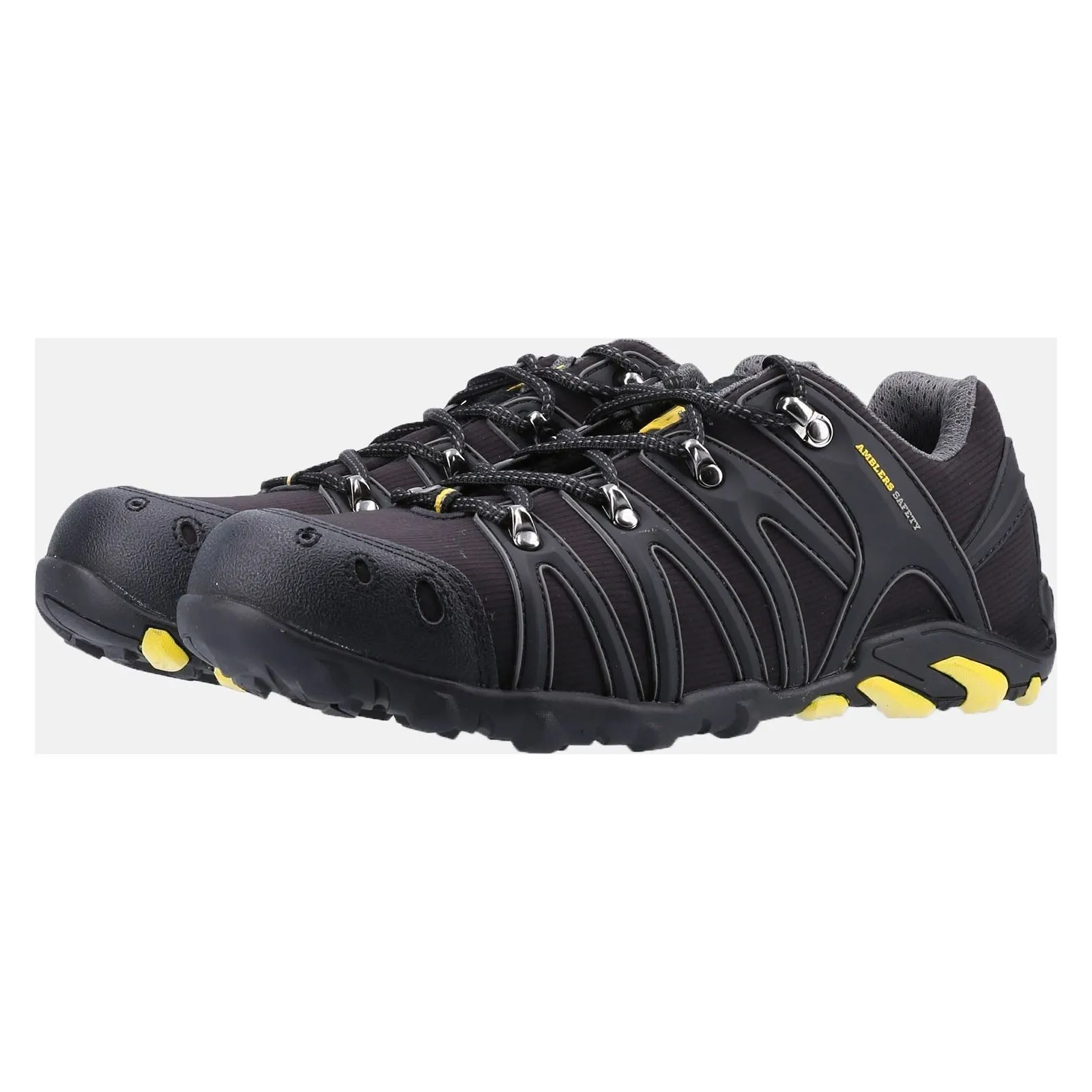 Amblers Safety Unisex FS23 Soft Shell Safety Trainer in Black