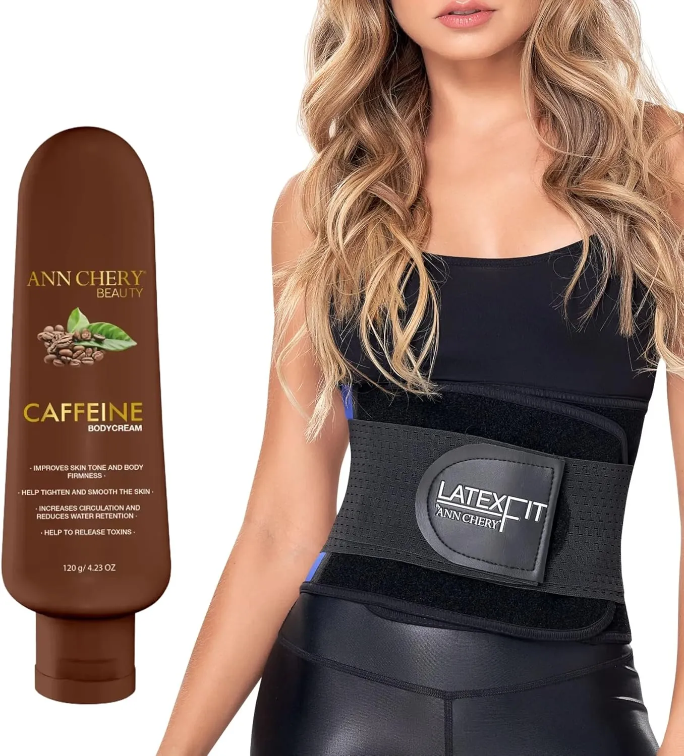 Ann Chery Corset Waist Trainer for Women’s Weight Loss - Colombian Waist Cincher - Latex Body Shaper - Included Lotion