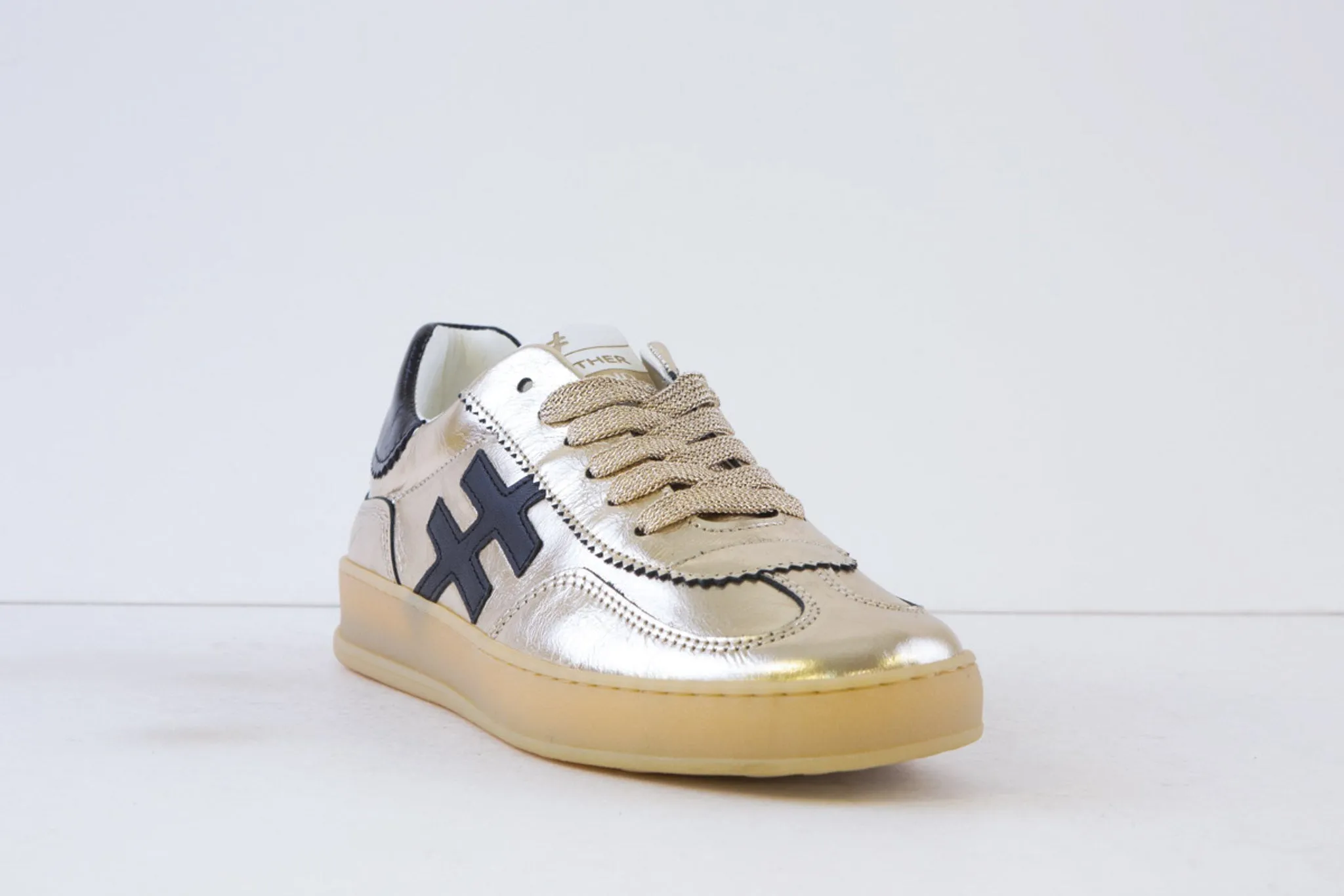 ANOTHER TREND - A032.M3.43 LACED FASHION TRAINER - GOLD