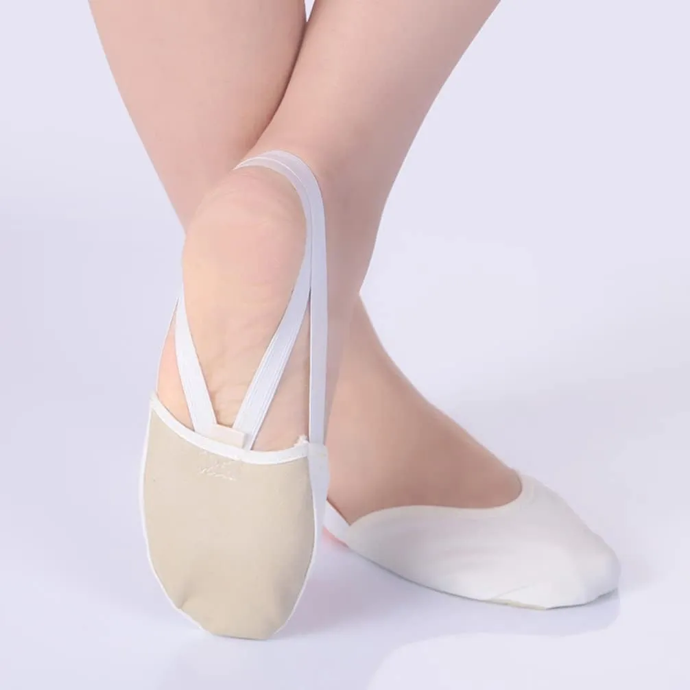 ARTIBETTER 1pc Ballet Shoe Dance Paw Shoe Ballet Pump Lyrical Sole Ballet Socks for Girl Ballet Heel Flat Women's Socks & Hosiery Women Girls Socks White Non-slip to Rotate Open Toe Socks