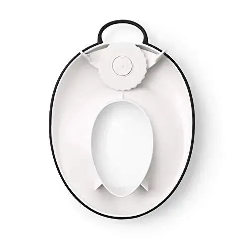 BABYBJORN Toilet Trainer - White/Black, 11.5x14x3.5 Inch (Pack of 1)