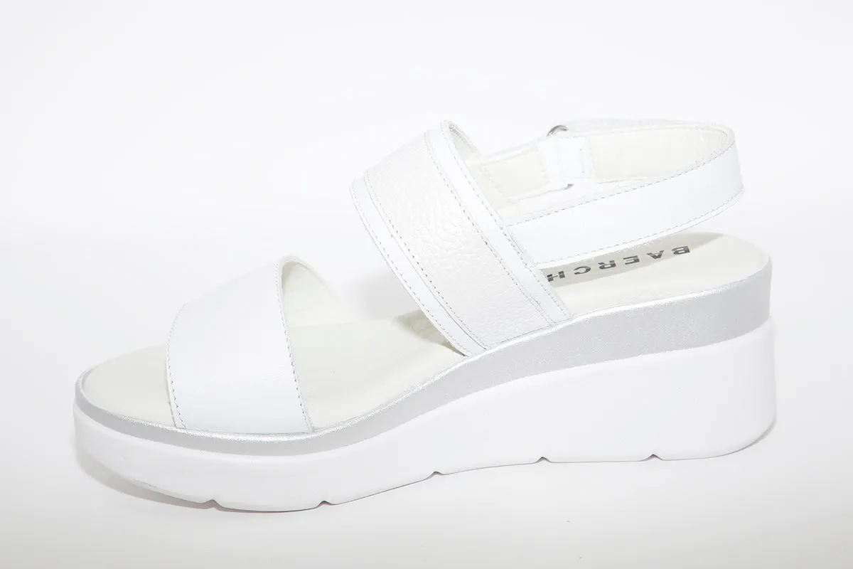 BAERCHI - 39301 WEDGE SANDAL - WHITE