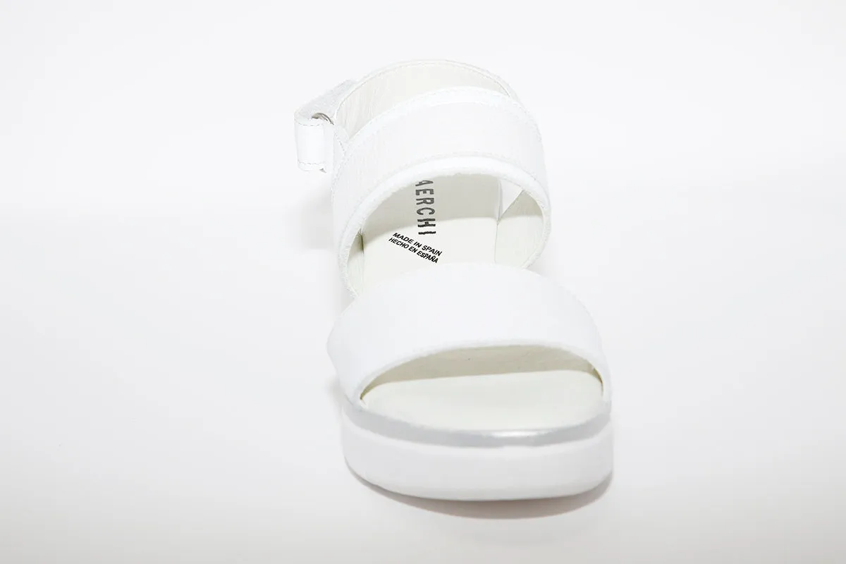BAERCHI - 39301 WEDGE SANDAL - WHITE
