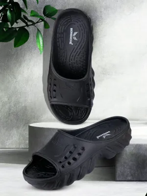 Bersache Extra Soft Classic Casual with  Regular wear with Ultra Soft & Flexibility Technology Flip Flop for Men's & Boy's (6172-Black
