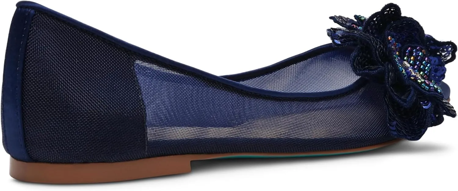 Betsey Johnson Women's Gray Ballet Flat