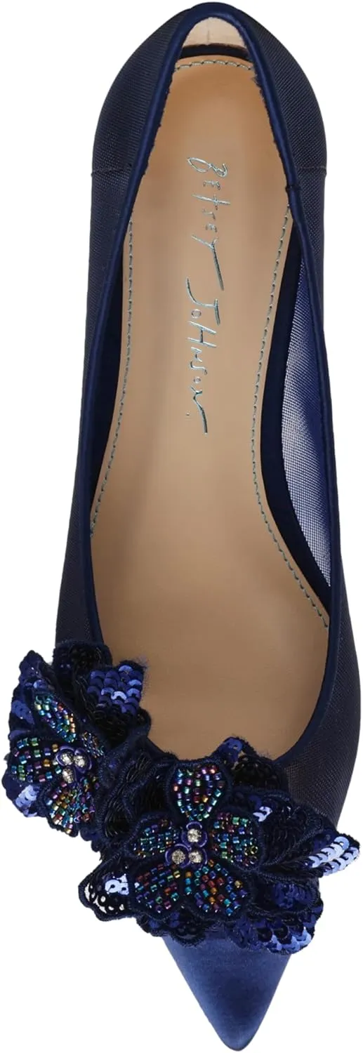 Betsey Johnson Women's Gray Ballet Flat