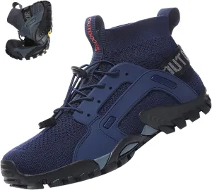 BlackeEight Men's Outdoor Hiking Wading Shoes,Comfy Breathe Quick Drying Mesh Orthotic Non-Slip Softsole Trail Sock Water Sneakers