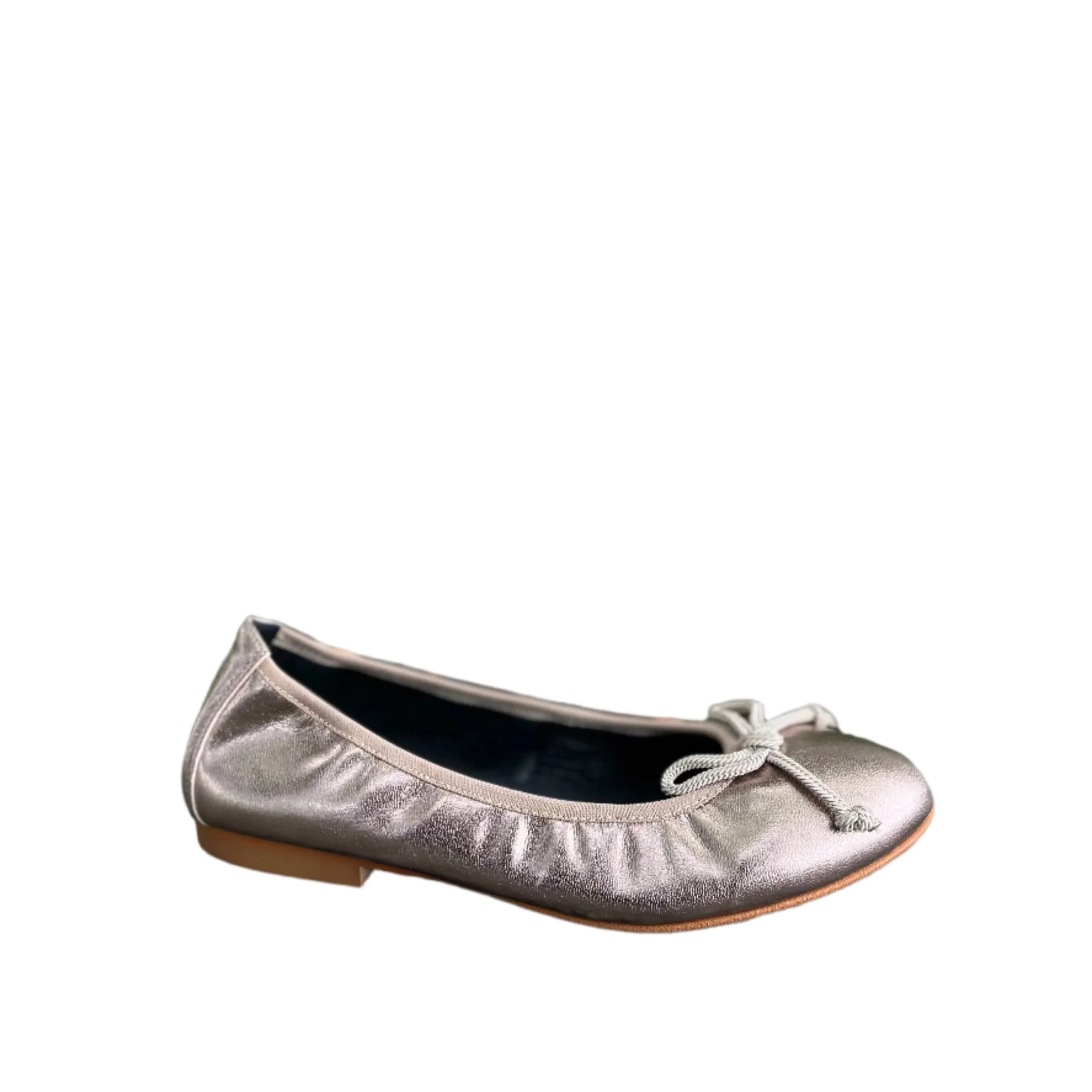 BLUBLONC LUISA GIRLS LEATHER BALLET FLAT
