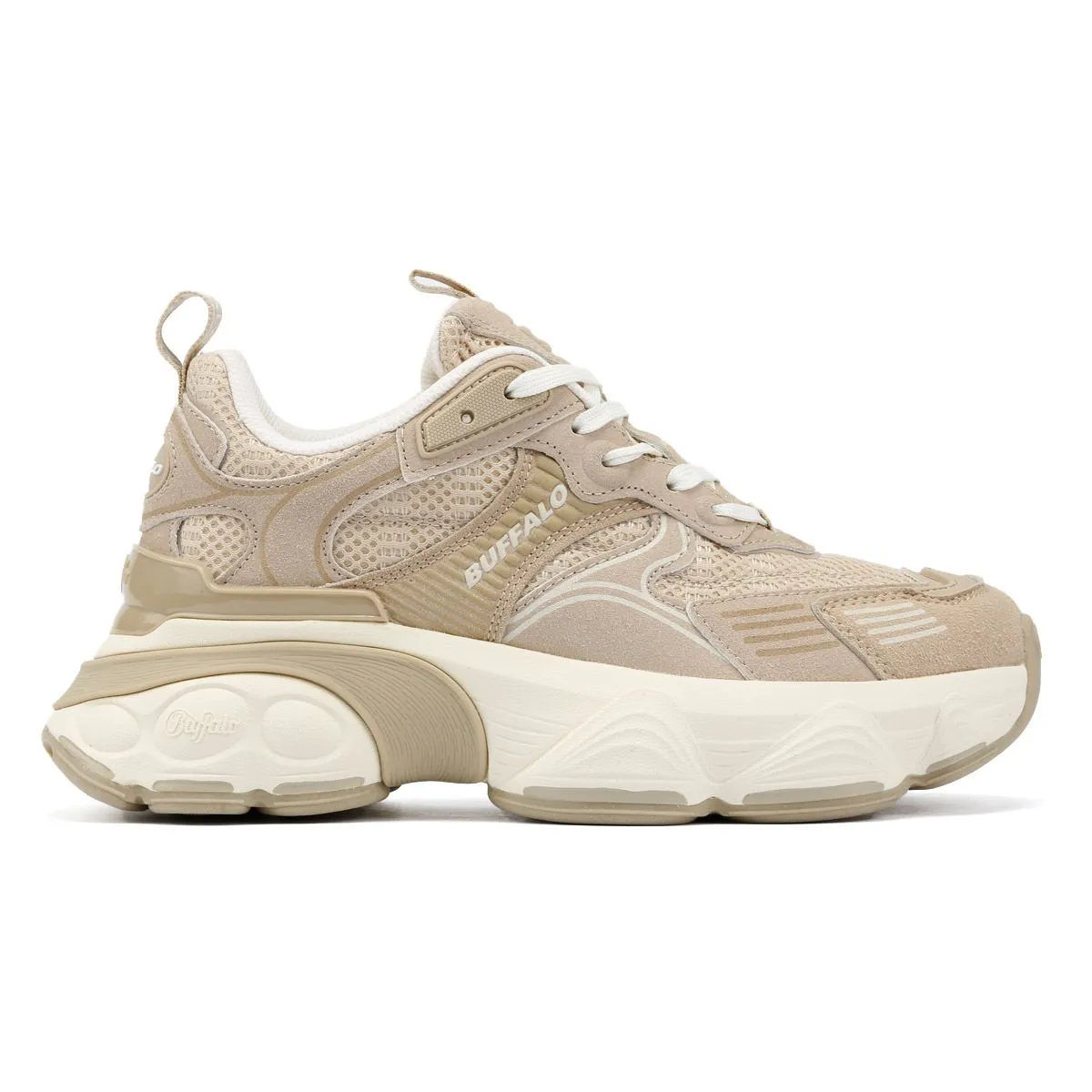 Buffalo Truck Women's Cream/Beige Trainers