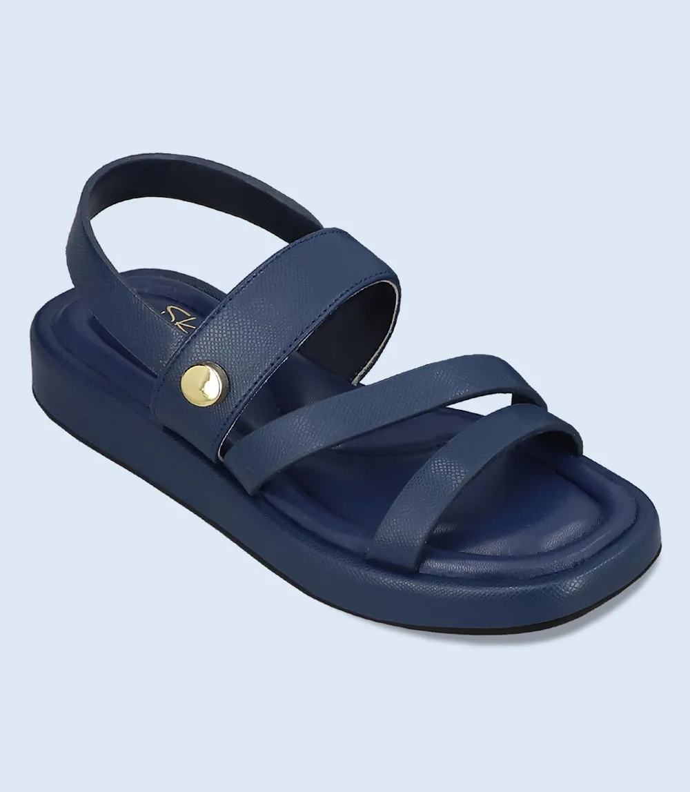 BW6308-NAVY-Women Comfort Sandal