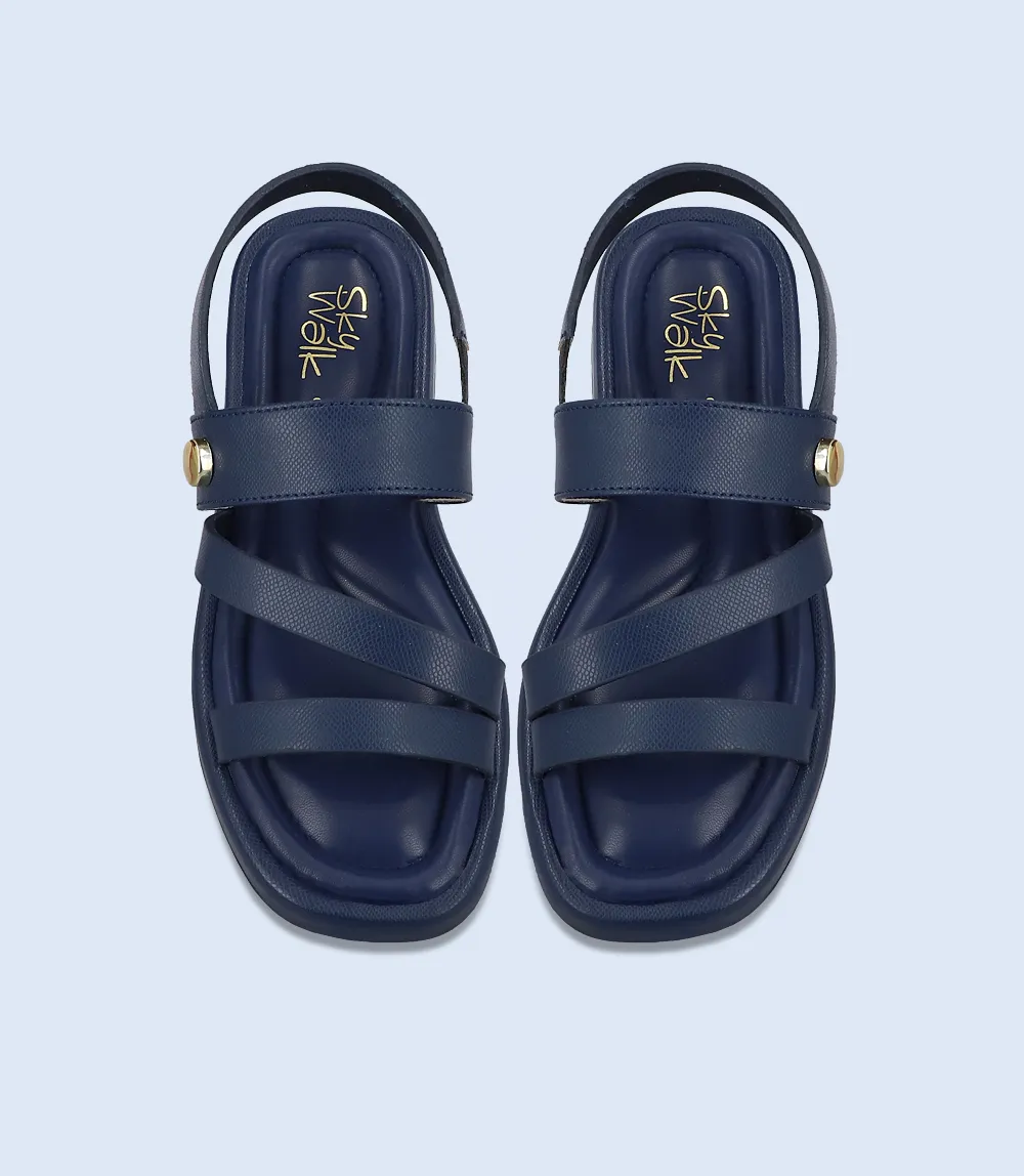 BW6308-NAVY-Women Comfort Sandal