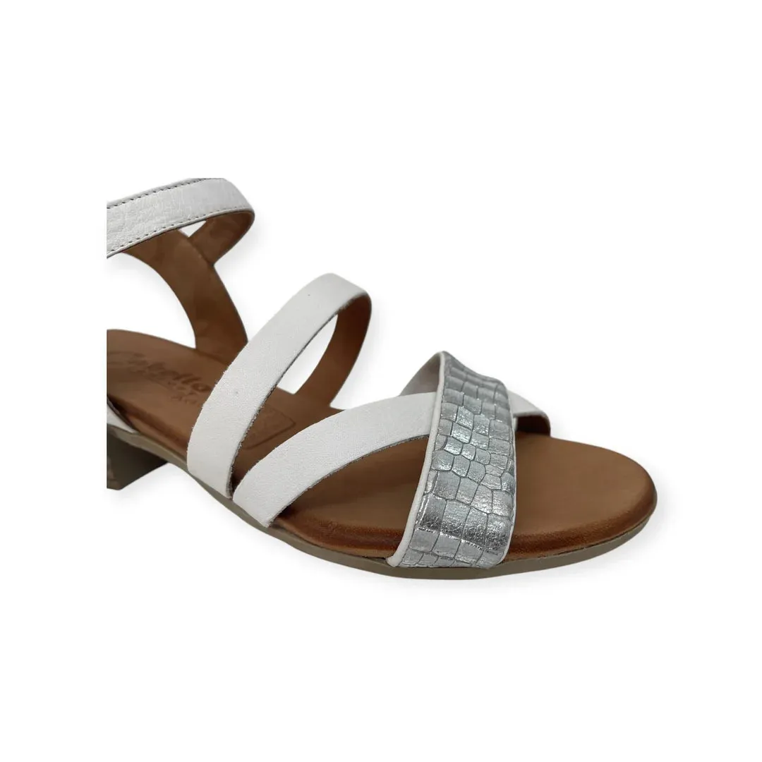 Cabello Marma Sandal - White