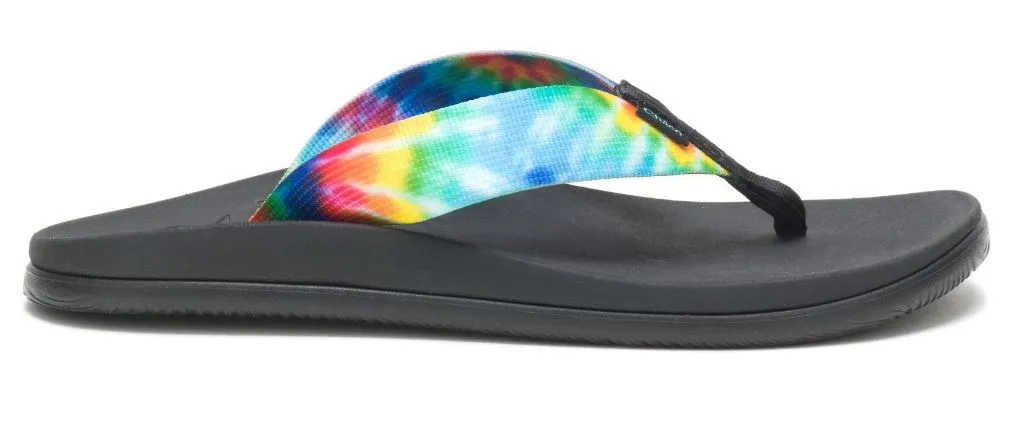 Chaco Dark Tie Dye Chillos Flip Womens Casual Flip Flop JCH108788