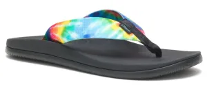 Chaco Dark Tie Dye Chillos Flip Womens Casual Flip Flop JCH108788