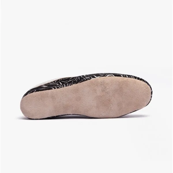 Chaleur GEONNA Womens Mule Slippers Black/Silver