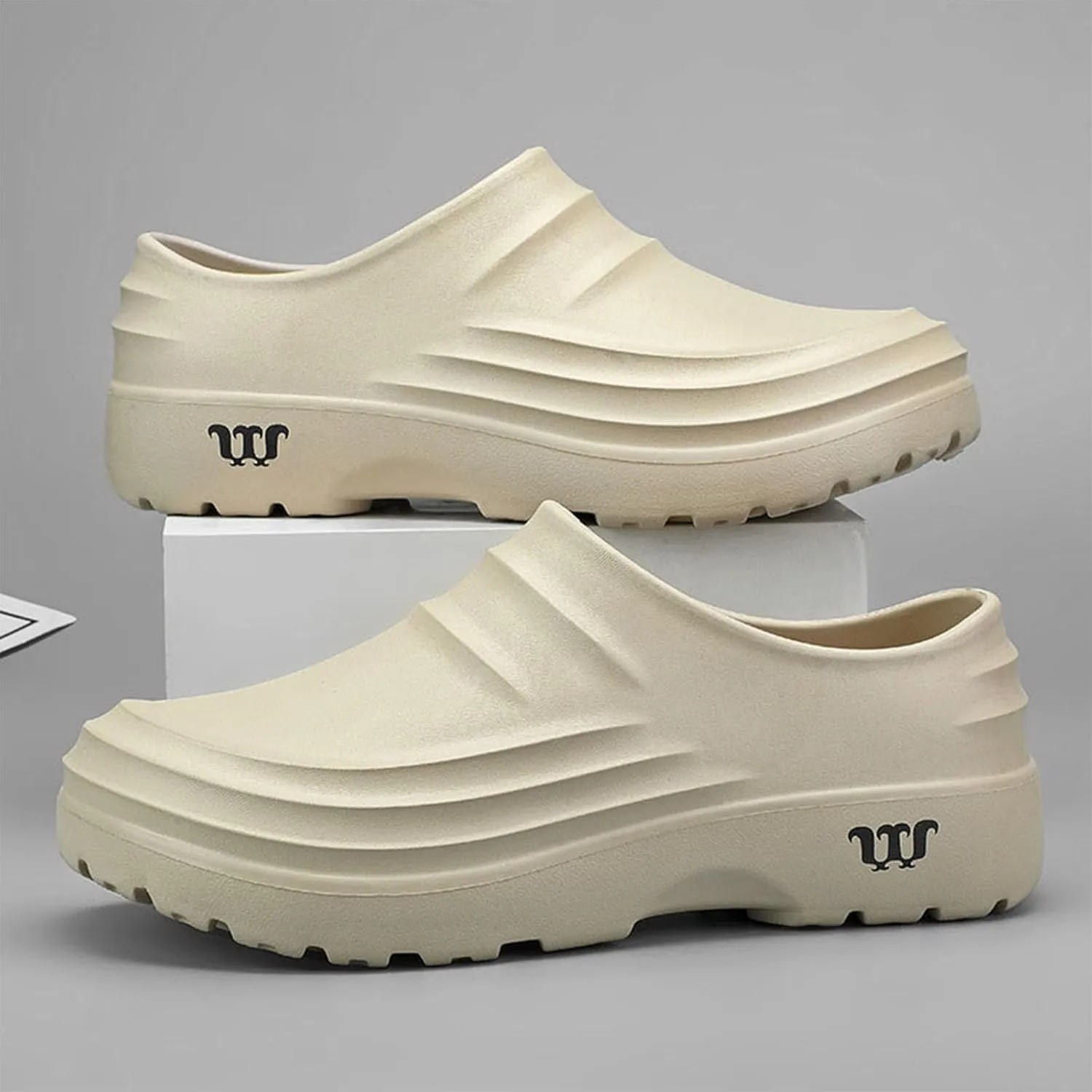 Chef Shoes for Men Women Non Slip Oil Resistant Clogs for Women Work Shoes, Kitchen Waterproof Nurse Shoes Lightweight Safety