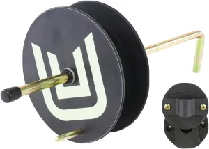 CLAM Outdoors CLAMLock Rattle Reel – Loud Bite Alerts, Glow-in-the-Dark Indicator, Easy Hub Mount for Ice Fishing Shelters