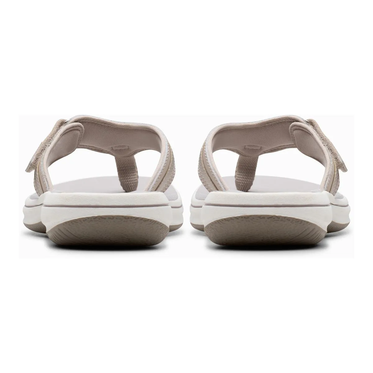 Clarks Breeze Sea Women's Thong Sandals in Taupe