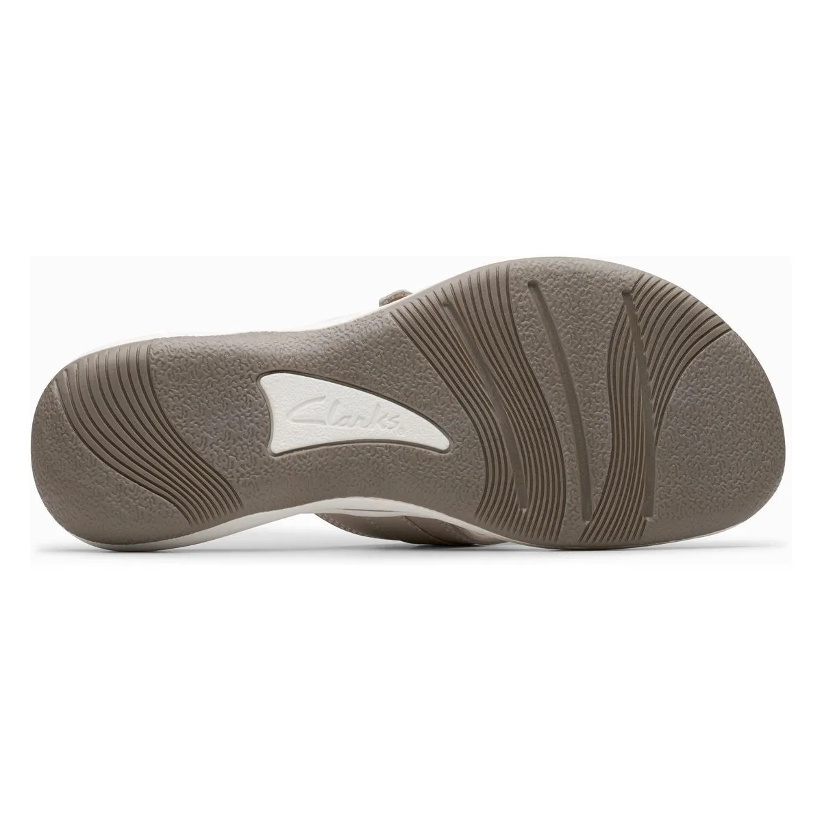 Clarks Breeze Sea Women's Thong Sandals in Taupe