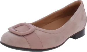Clarks Un Blush Cove Dusty Pink Suede/Leather Combi 7.5 B (M)