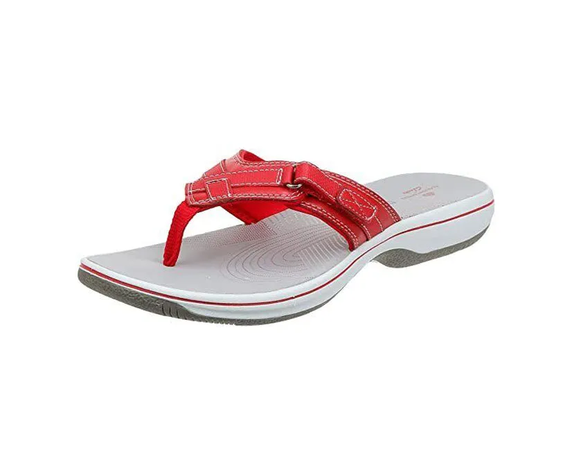 Clarks Women's Breeze Sea Black | Red | Light Taupe