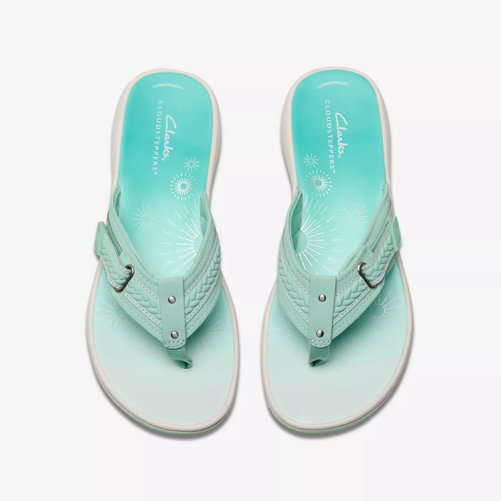Clarks Women's Breezey Sun H Green 26183645