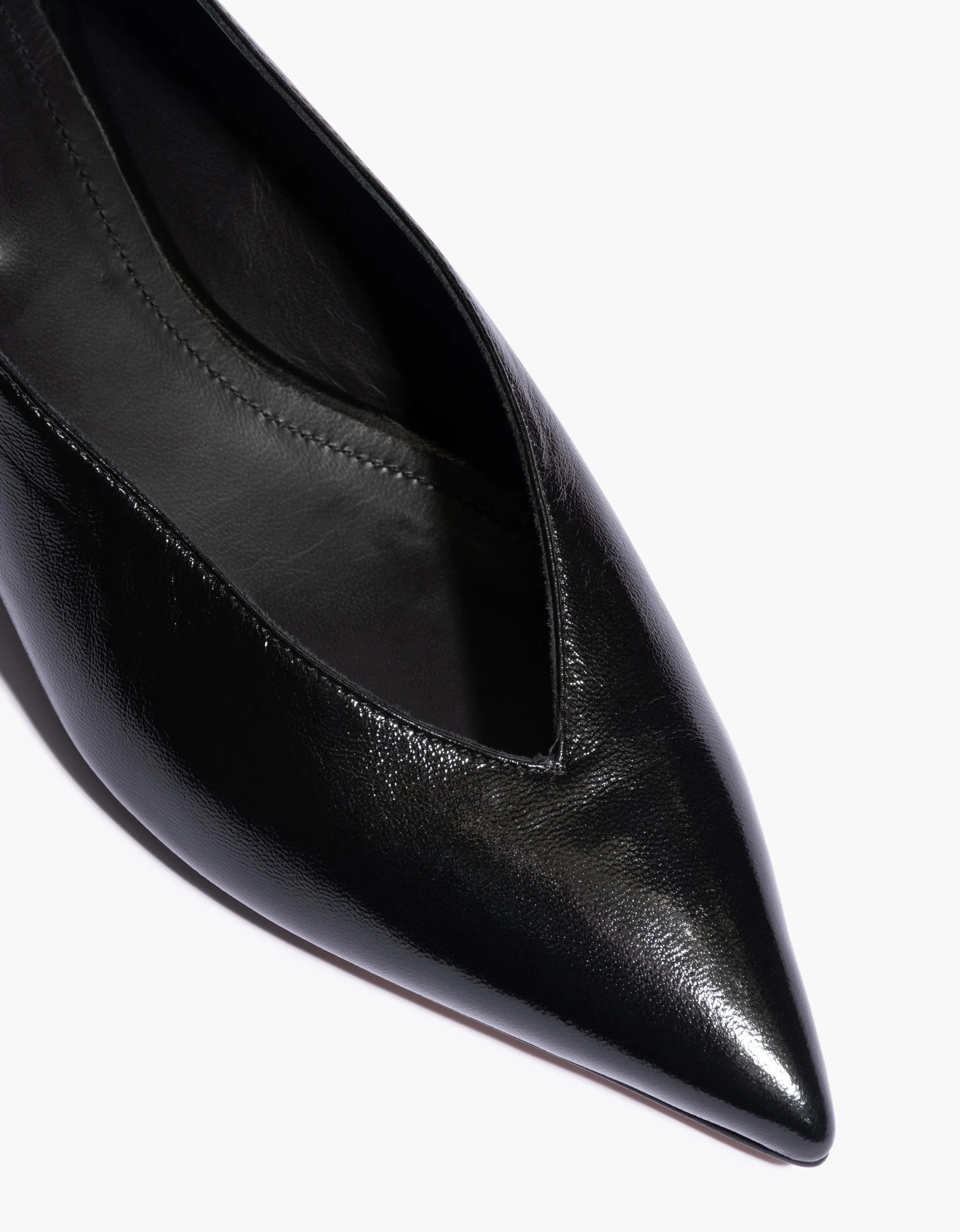CLAUDIA FLAT - BLACK GLOSSY
