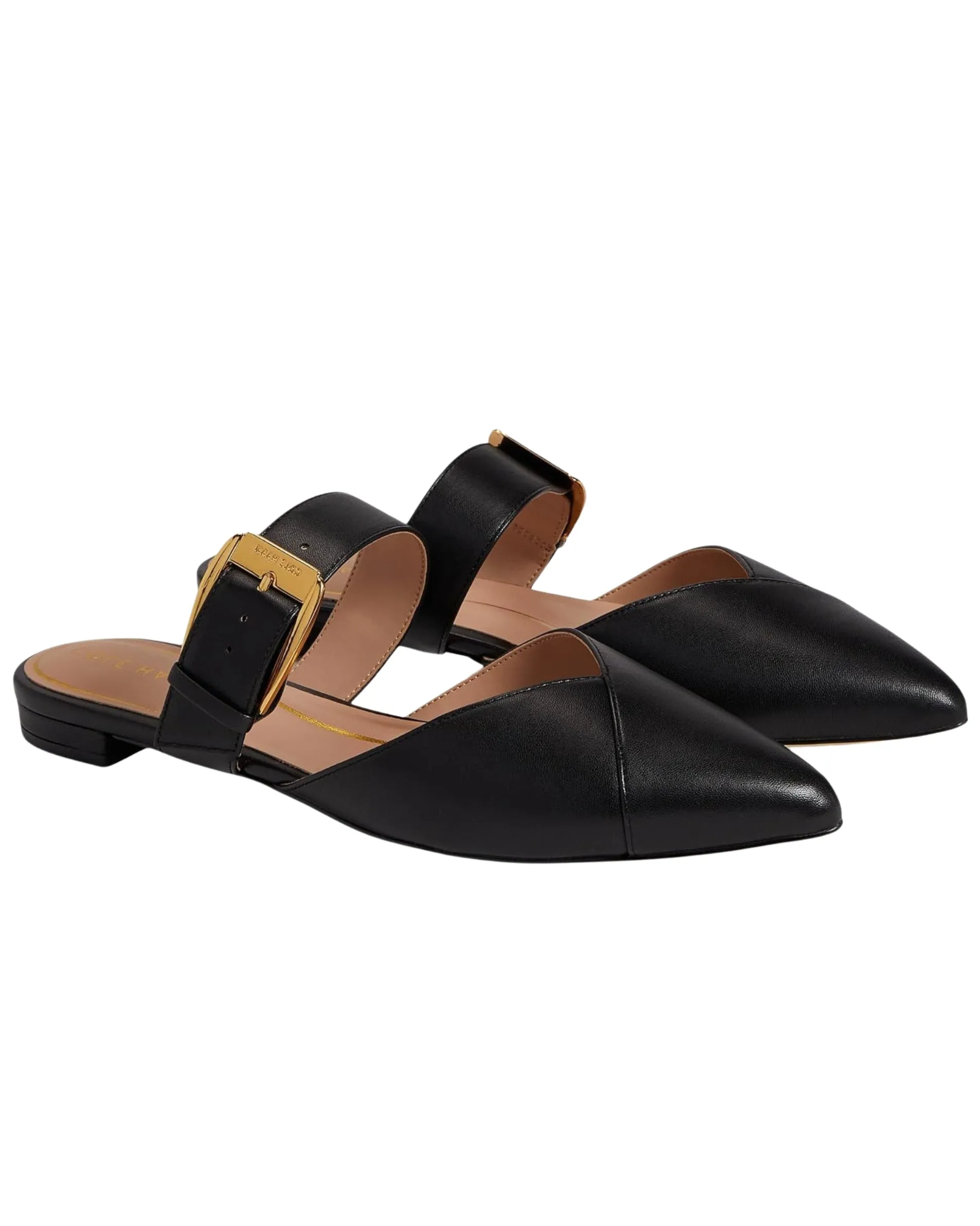 COLE HAAN Women Vandam Buckle Flat Mules Slipper