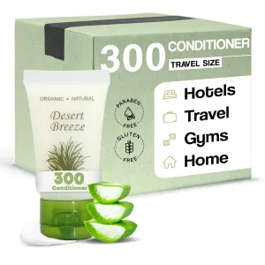 Conditioner, Travel Size Hotel Toiletries, 1 oz Flip Cap (Case of 300)