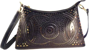 Cords Craft | Genuine Leather Cross Body Bag for Women | Gift for Women | Vintage Leather Handbag | Partywear Leather Bag