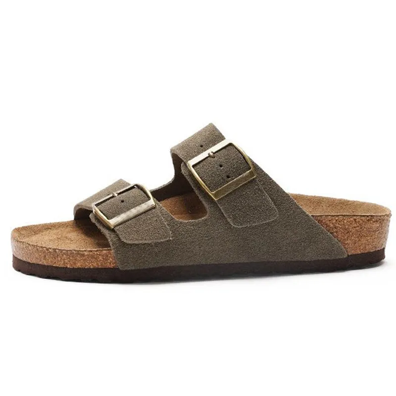 Cork-soled sandals Unisex
